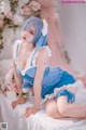 二佐Nisa Cosplay 蕾姆 P21 No.23e64d