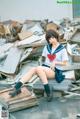 Coser@蠢沫沫 (chunmomo) Vol.035: 天台JK (40 photos) P24 No.ea3898